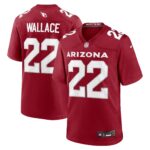 K'Von Wallace Arizona Cardinals Team Game Jersey -  Cardinal
