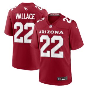 K'Von Wallace Arizona Cardinals Team Game Jersey -  Cardinal
