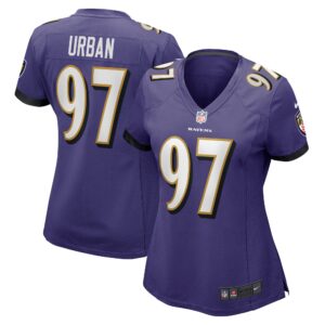 Brent Urban Baltimore Ravens  Women's Game Player Jersey - Purple