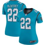 Christian McCaffrey Carolina Panthers  Women's Color Rush Legend Player Jersey - Blue