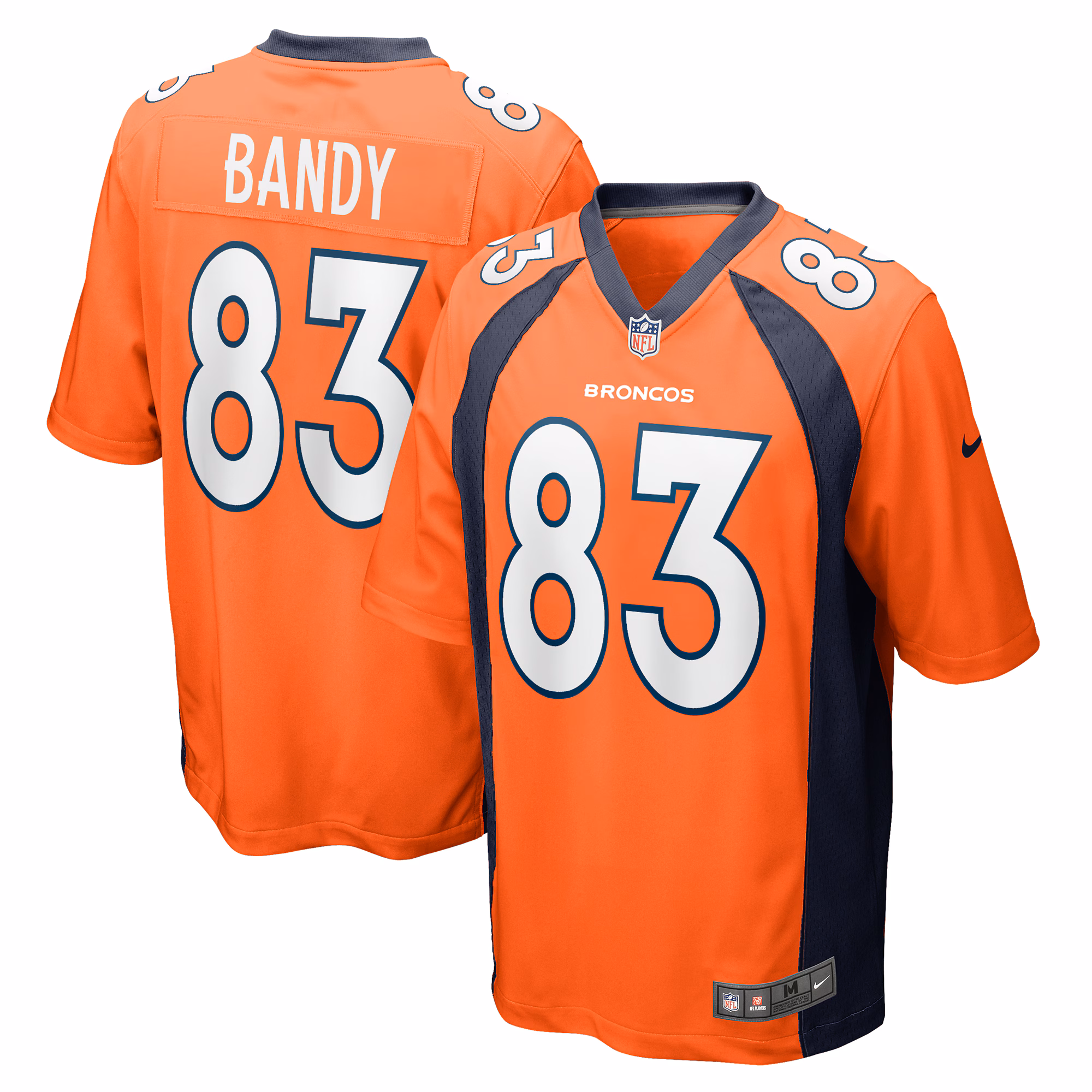 Michael Bandy Denver Broncos Team Game Jersey -  Orange