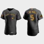 Men's Toronto Blue Jays #5 Santiago Espinal 2022 All-Star Game Flex Base Jersey - Black