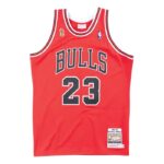 Authentic Jersey Chicago Bulls Road Finals 1995-96 Michael