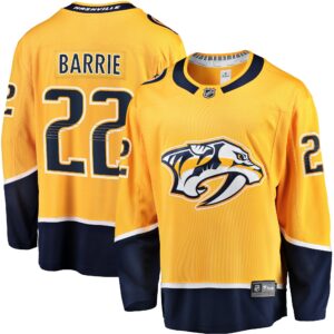 Tyson Barrie Nashville Predators Home Breakaway Jersey - Gold
