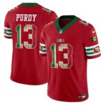 Brock Purdy # 13 San Francisco 49ers Mexico Vapor Limited Jersey V4 - All Stitched