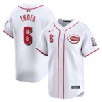 Men's Cincinnati Reds Jonathan India  White Home Limited Player Jersey