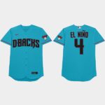 Ketel Marte Nickname Diamondbacks 2021 Players Weekend El Nino Blue Men's Jersey