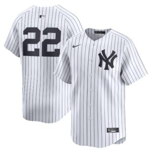 Men's New York Yankees #22 Juan Soto  White Home Limited Player Jersey