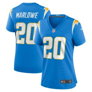 Dean Marlowe Los Angeles Chargers Women's Team Game Jersey -  Powder Blue