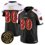 San Francisco 49ers Jerry Rice # 80 SF "Rivalries" Vapor Limited Jersey - Faithful To The Bay Patch - All Stitched