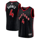 Scottie Barnes Toronto Raptors  Fast Break Replica Player Jersey - Statement Edition - Black