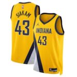 Unisex Indiana Pacers Pascal Siakam  Gold Swingman Jersey - Statement Edition