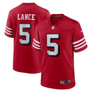 Trey Lance San Francisco 49ers  Alternate Game Player Jersey - Scarlet