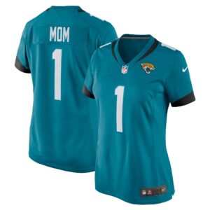Number 1 Mom Jacksonville Jaguars Women's Game Jersey - Teal