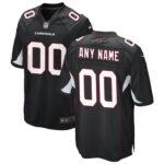 Arizona Cardinals  Alternate Custom Game Jersey - Black