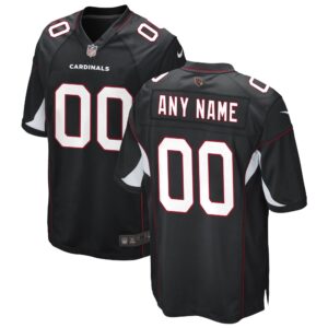 Arizona Cardinals  Alternate Custom Game Jersey - Black