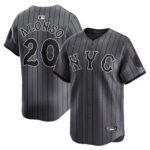 Men's New York Mets Pete Alonso  Graphite 2024 City Connect Limited Player Jersey