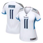 A.J. Brown Tennessee Titans  Women's Game Jersey - White