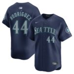 Men's Seattle Mariners Julio RodrÃ­guez  Navy Road Limited Player Jersey