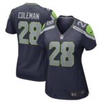 Justin Coleman Seattle Seahawks  Women's Game Player Jersey - College Navy