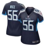 Monty Rice Tennessee Titans  Women's Game Jersey - Navy