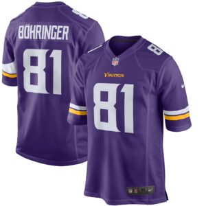 Moritz Bohringer Minnesota Vikings  Team Color Game Jersey - Purple