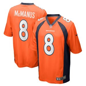 Brandon McManus Denver Broncos  Game Jersey - Orange
