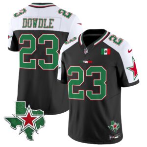 Rico Dowdle # 23 2025 Dallas Cowboys Mexico Vapor Limited Jersey - All Stitched