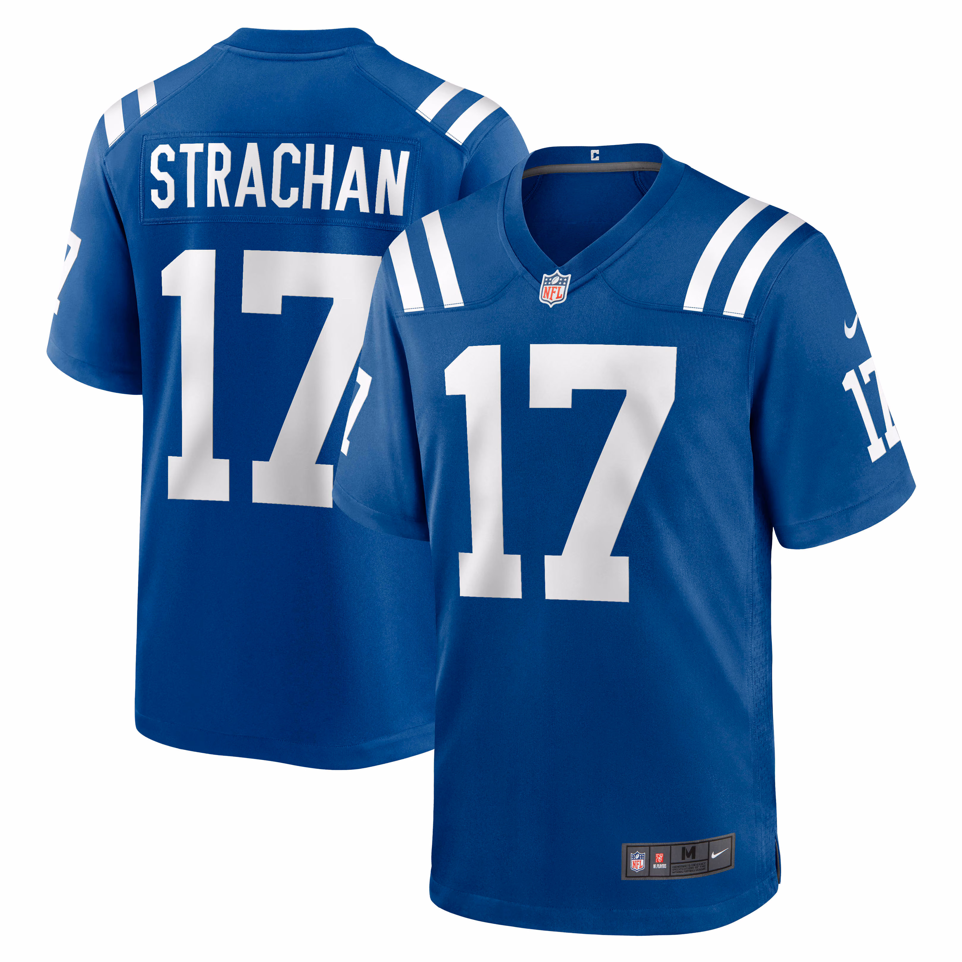Mike Strachan Indianapolis Colts Game Jersey - Royal