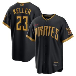 Pittsburgh Pirates Mitch Keller #23 Black 2026 City Connect Stadium Jersey