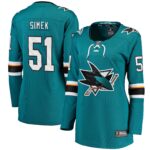 Radim Simek San Jose Sharks Women's Home Breakaway Player Jersey - Teal