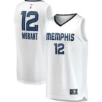 Ja Morant Memphis Grizzlies  Fast Break Replica Player Jersey - Association Edition - White