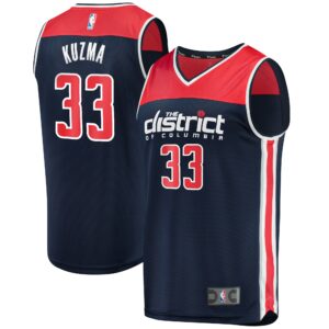 Kyle Kuzma Washington Wizards  Fast Break Replica Player Jersey - Statement Edition - Navy