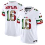 Joe Montana # 16 San Francisco 49ers Mexico Vapor Limited Jersey V4 - All Stitched
