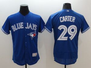 Toronto Blue Jays #29 Joe Carter Blue Flexbase Collection Stitched Jersey