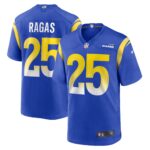 Trey Ragas Los Angeles Rams  Game Player Jersey - Royal
