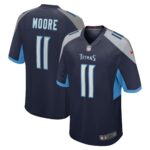 Chris Moore Tennessee Titans  Game Jersey -  Navy