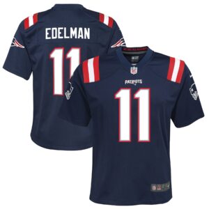 Julian Edelman New England Patriots  Youth Game Jersey - Navy