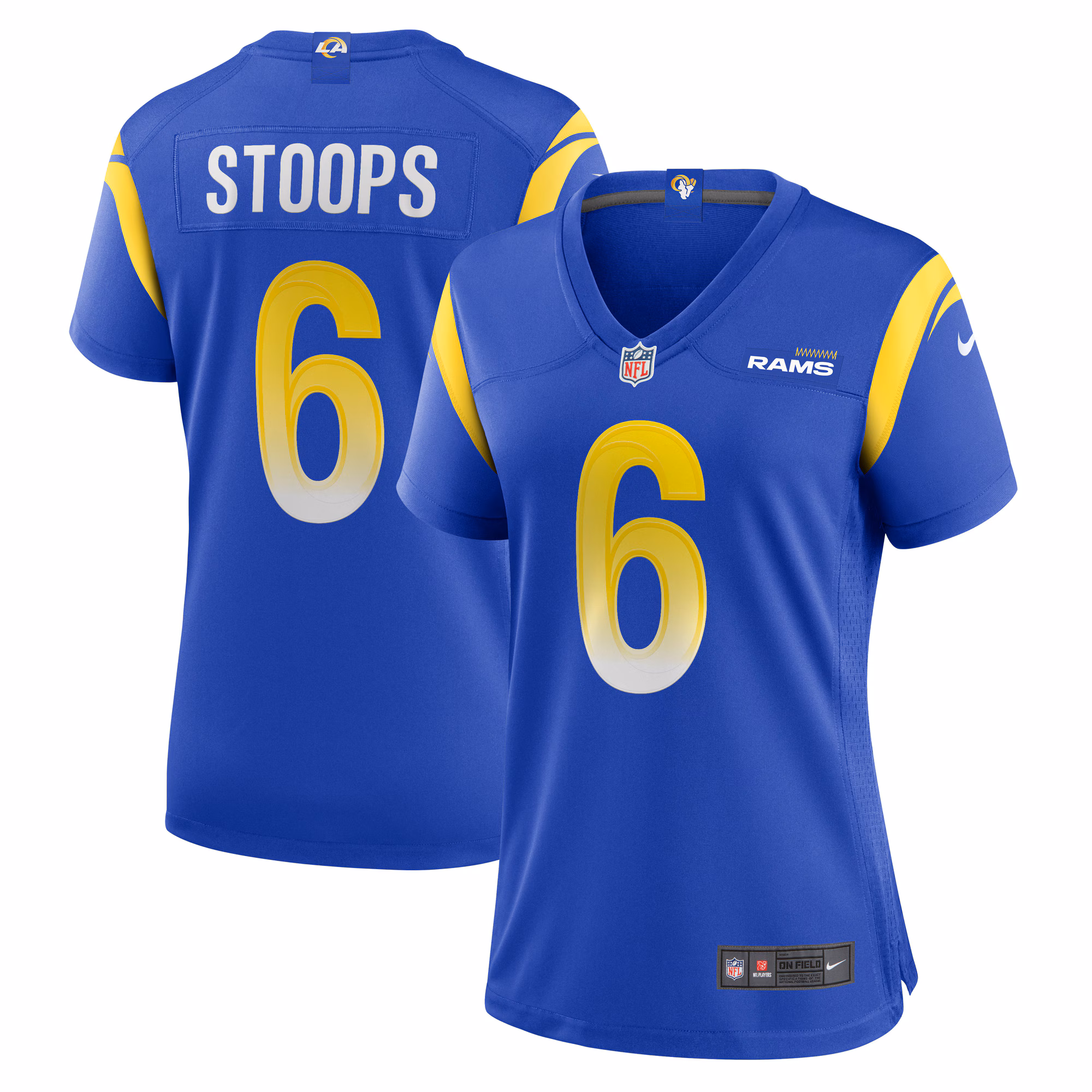 Drake Stoops Los Angeles Rams Women's Game Jersey -  Royal