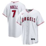 Los Angeles Angels Jo Adell #7 White Home Replica Jersey