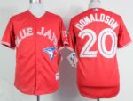 Toronto Blue Jays #20 Josh Donaldson Red Canada Day Stitched Jersey