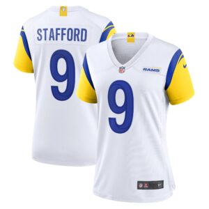Matthew Stafford Los Angeles Rams  Women's Alternate Player Game Jersey - White