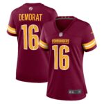 Tim Demorat Washington Commanders  Women's Team Game Jersey - Burgundy