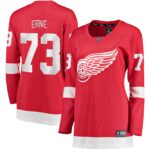 Adam Erne Detroit Red Wings Women's Home Breakaway Player Jersey - Red