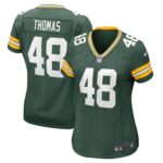 DQ Thomas Green Bay Packers  Women's Home Game Player Jersey - Green