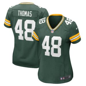 DQ Thomas Green Bay Packers  Women's Home Game Player Jersey - Green