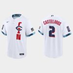Men's Cincinnati Reds #2 Nick Castellanos White 2021 All-Star Game Jersey