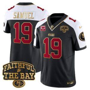 Deebo Samuel # 1 San Francisco 49ers Faithful To The Bay Patch Vapor Limited Jersey V8 - All Stitched