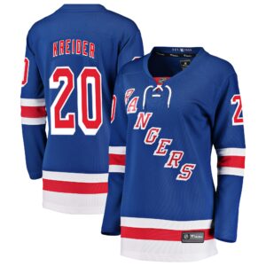 Chris Kreider New York Rangers Women's Breakaway Player Jersey - Blue