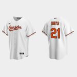 Men's Baltimore Orioles #21 Austin Hays White Home Jersey
